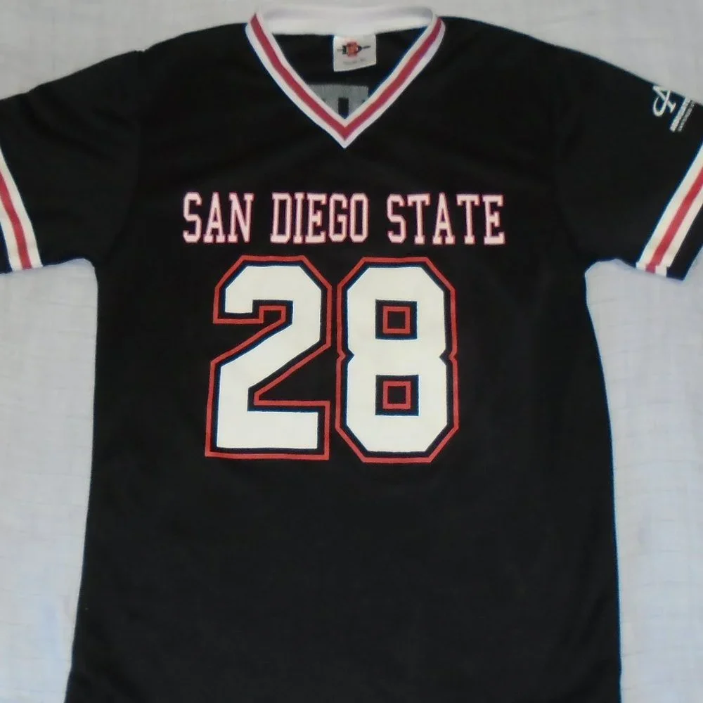 San Diego State SDSU Aztecs Marshall Faulk Throwback Snapback Jersey Shirt Youth - Picture 1 of 2